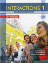 INTERACTIONS 1 - A1.1 - LIVRE + CD - 2 EDITIN